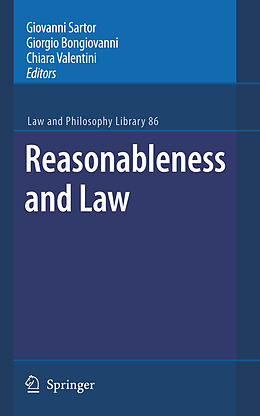 Couverture cartonnée Reasonableness and Law de 