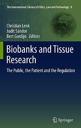 Couverture cartonnée Biobanks and Tissue Research de 