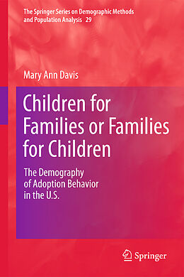 Kartonierter Einband Children for Families or Families for Children von Mary Ann Davis