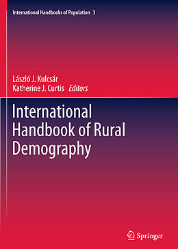 Couverture cartonnée International Handbook of Rural Demography de 
