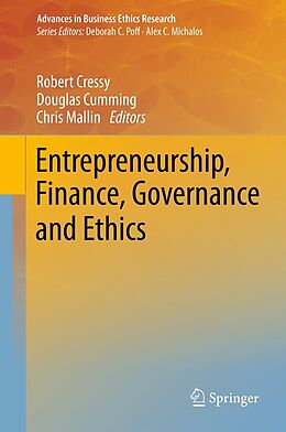 eBook (pdf) Entrepreneurship, Finance, Governance and Ethics de Robert Cressy, Douglas Cumming, Chris Mallin