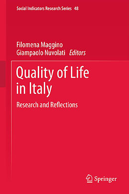 Livre Relié Quality of life in Italy de 