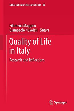 eBook (pdf) Quality of life in Italy de Filomena Maggino, Giampaolo Nuvolati