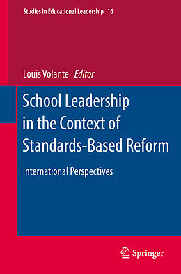 eBook (pdf) School Leadership in the Context of Standards-Based Reform de Louis Volante