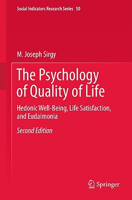 eBook (pdf) The Psychology of Quality of Life de M. Joseph Sirgy