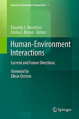 Livre Relié Human-Environment Interactions de 