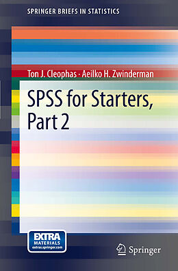 eBook (pdf) SPSS for Starters, Part 2 de Ton J. Cleophas, Aeilko H. Zwinderman