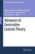 E-Book (pdf) Advances in Generative Lexicon Theory von James Pustejovsky, Pierrette Bouillon, Hitoshi Isahara