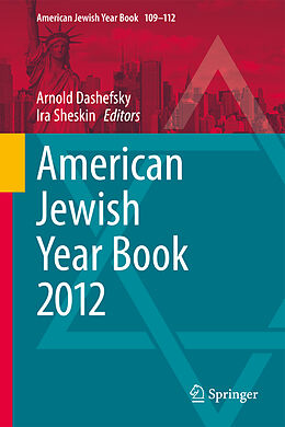 Livre Relié American Jewish Year Book 2012 de 