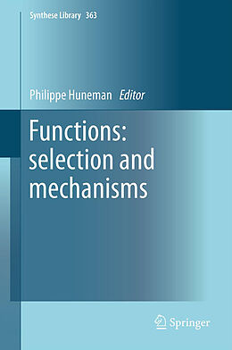 Livre Relié Functions: selection and mechanisms de 