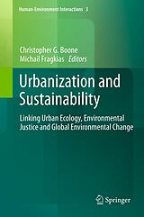 eBook (pdf) Urbanization and Sustainability de Christopher G Boone, Michail Fragkias