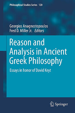 Livre Relié Reason and Analysis in Ancient Greek Philosophy de 