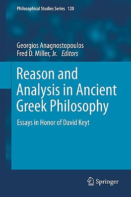 E-Book (pdf) Reason and Analysis in Ancient Greek Philosophy von 