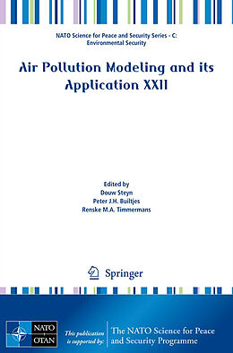 Couverture cartonnée Air Pollution Modeling and its Application XXII de 