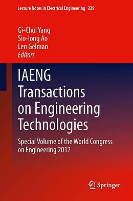 E-Book (pdf) IAENG Transactions on Engineering Technologies von 