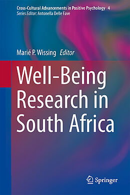 Livre Relié Well-Being Research in South Africa de 