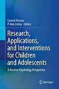 E-Book (pdf) Research, Applications, and Interventions for Children and Adolescents von Carmel Proctor, P. Alex Linley