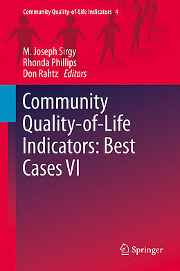 Fester Einband Community Quality-of-Life Indicators: Best Cases VI von 