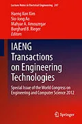 E-Book (pdf) IAENG Transactions on Engineering Technologies von Haeng Kon Kim, Sio-Iong Ao, Mahyar A. Amouzegar