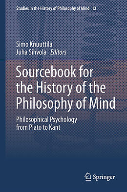 Livre Relié Sourcebook for the History of the Philosophy of Mind de 