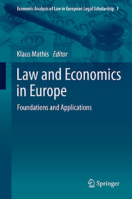 Livre Relié Law and Economics in Europe de 