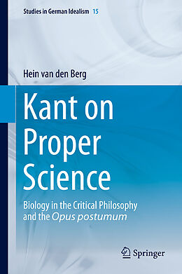 E-Book (pdf) Kant on Proper Science von Hein van den Berg