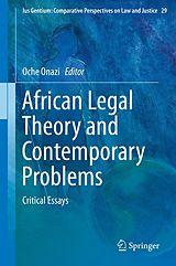 eBook (pdf) African Legal Theory and Contemporary Problems de Oche Onazi