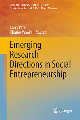 Livre Relié Emerging Research Directions in Social Entrepreneurship de 