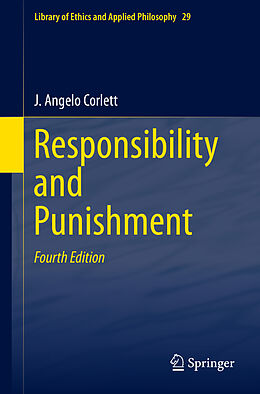 Couverture cartonnée Responsibility and Punishment de J. Angelo Corlett