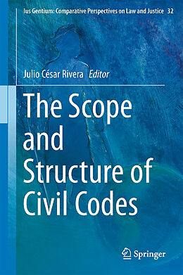 Fester Einband The Scope and Structure of Civil Codes von 