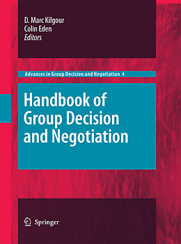 Couverture cartonnée Handbook of Group Decision and Negotiation de 