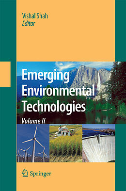 Couverture cartonnée Emerging Environmental Technologies, Volume II de 