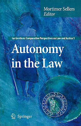 Kartonierter Einband Autonomy in the Law von 