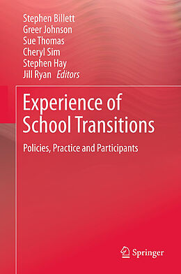 Kartonierter Einband Experience of School Transitions von 