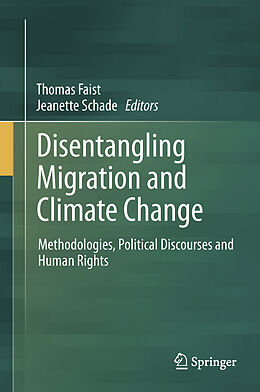 Couverture cartonnée Disentangling Migration and Climate Change de 