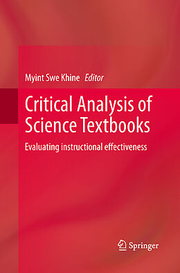 Couverture cartonnée Critical Analysis of Science Textbooks de 