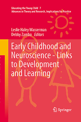 Couverture cartonnée Early Childhood and Neuroscience - Links to Development and Learning de 