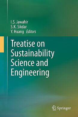 Couverture cartonnée Treatise on Sustainability Science and Engineering de 