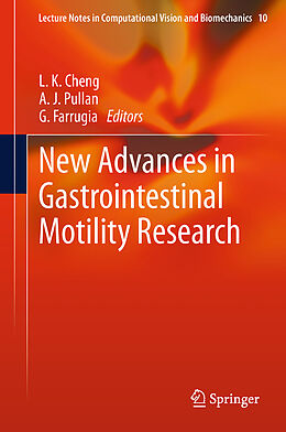 Couverture cartonnée New Advances in Gastrointestinal Motility Research de 