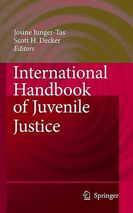 Couverture cartonnée International Handbook of Juvenile Justice de 