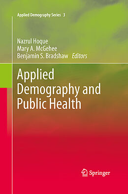 Couverture cartonnée Applied Demography and Public Health de 