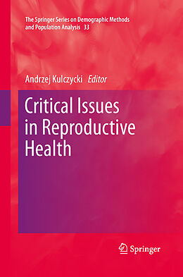 Kartonierter Einband Critical Issues in Reproductive Health von 