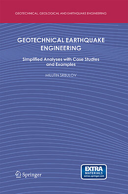 Couverture cartonnée Geotechnical Earthquake Engineering de Milutin Srbulov