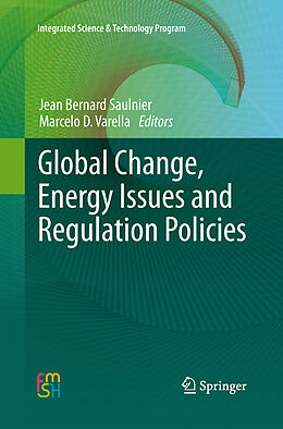 Couverture cartonnée Global Change, Energy Issues and Regulation Policies de 