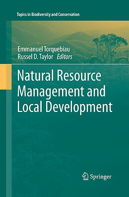 Couverture cartonnée Natural Resource Management and Local Development de 