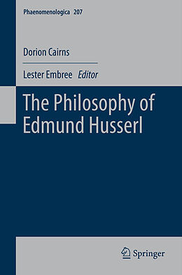 Couverture cartonnée The Philosophy of Edmund Husserl de Dorion Cairns
