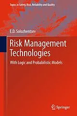 Kartonierter Einband Risk Management Technologies von E. D. Solozhentsev