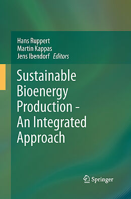 Couverture cartonnée Sustainable Bioenergy Production - An Integrated Approach de 