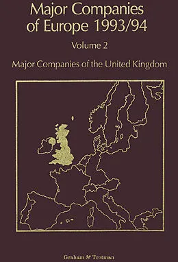E-Book (pdf) Major Companies of Europe 1993/94 von R. M. Whiteside, A. Wilson, S. Blackburn