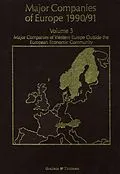 E-Book (pdf) Major Companies of Europe 1990/91 Volume 3 von R M Whiteside, A. Wilson, S. Blackburn